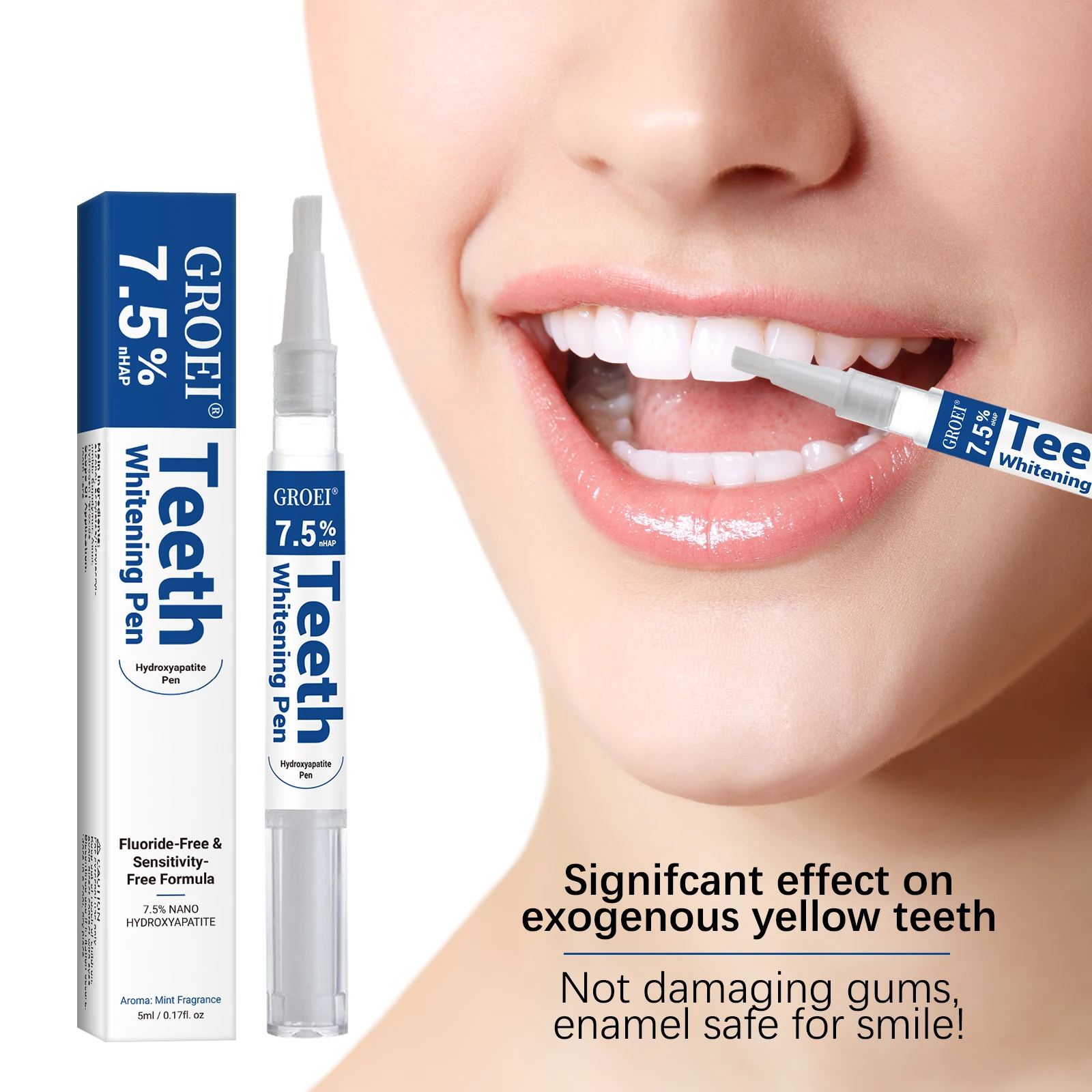 Teeth Whitening Singapore - Hydroxyapatite Tooth Whitening Pen Dazzling White