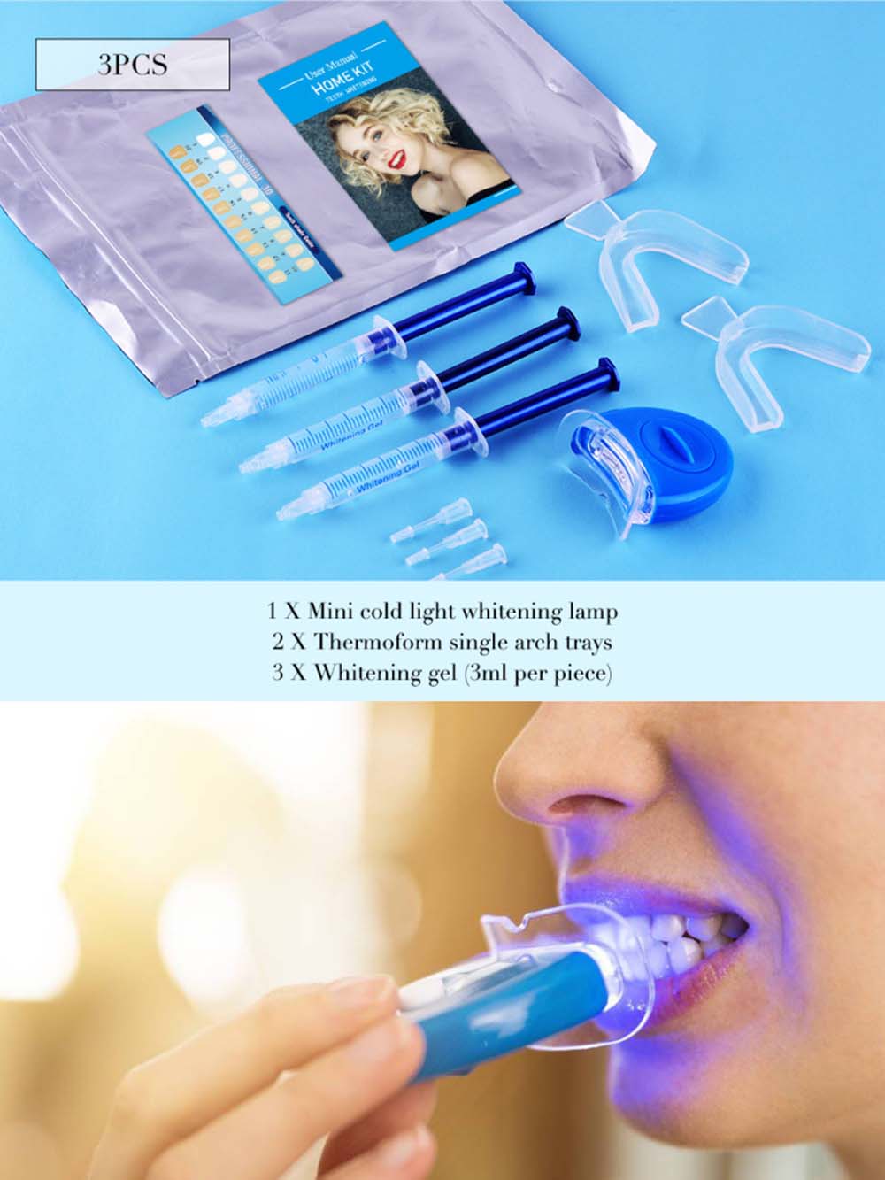 Teeth Whitening Kit - Top Quality Peroxide Teeth Whitening Gel