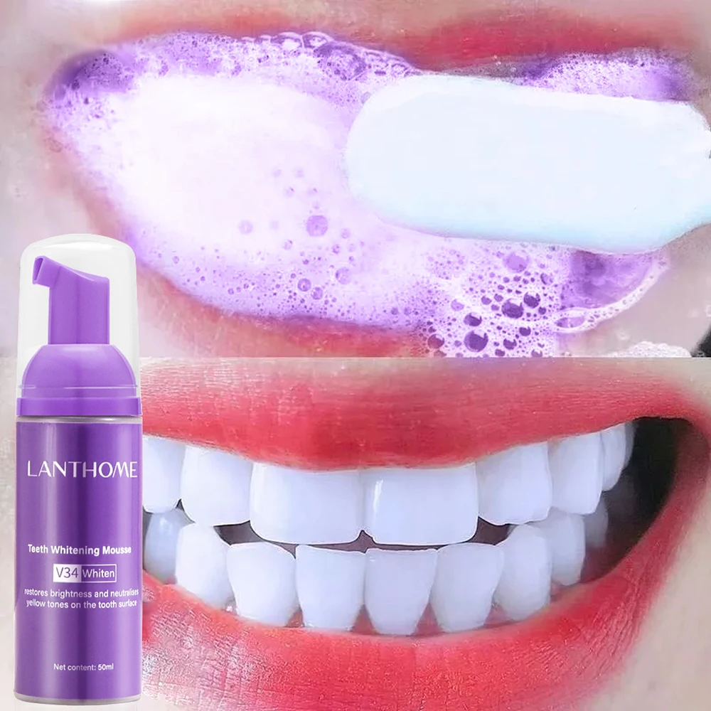Teeth Whitening Opalescence - Mousse V34 Toothpaste Teeth Cleaning Effective