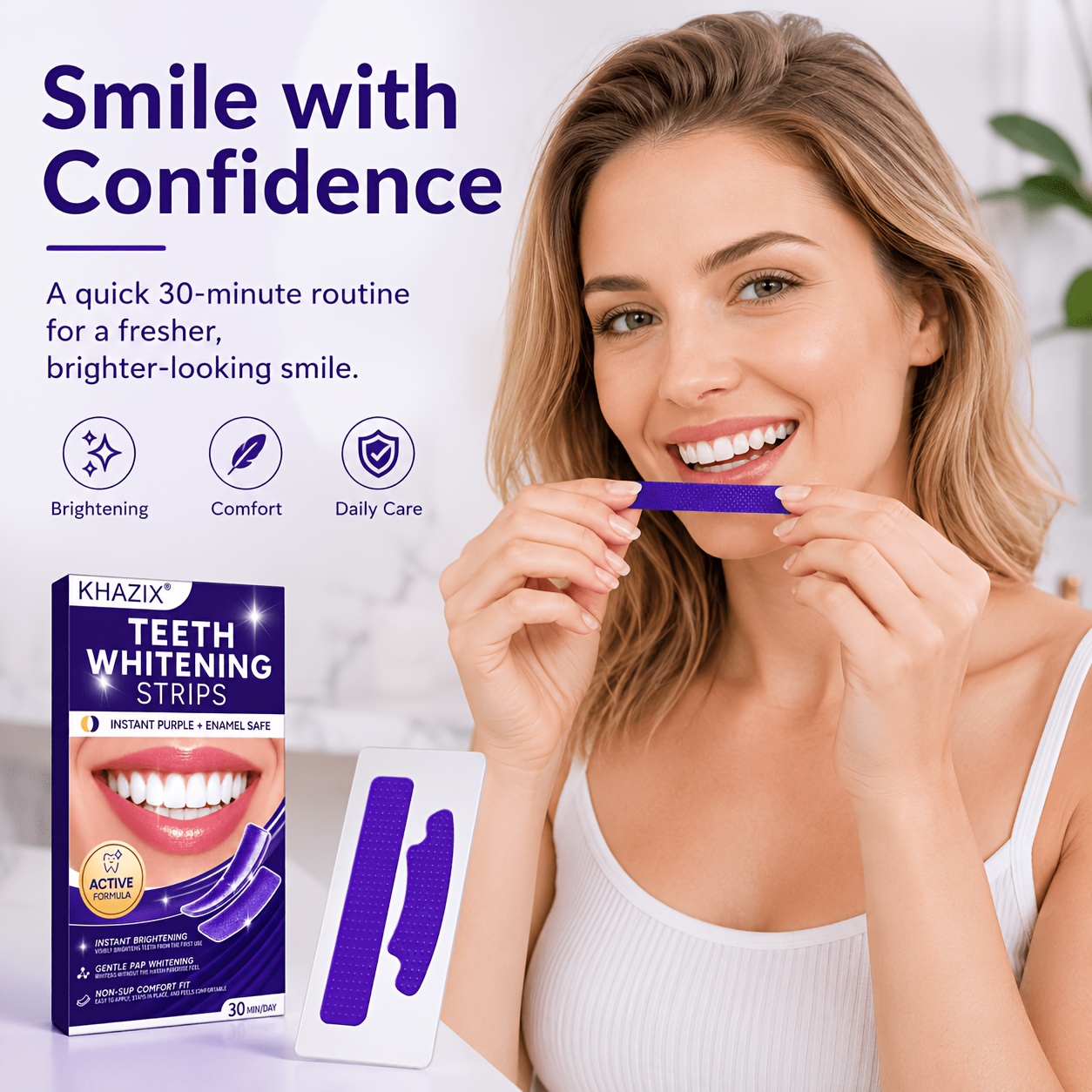 5/10pairs Purple Teeth Whiteni - Teeth Whitening Street review and price