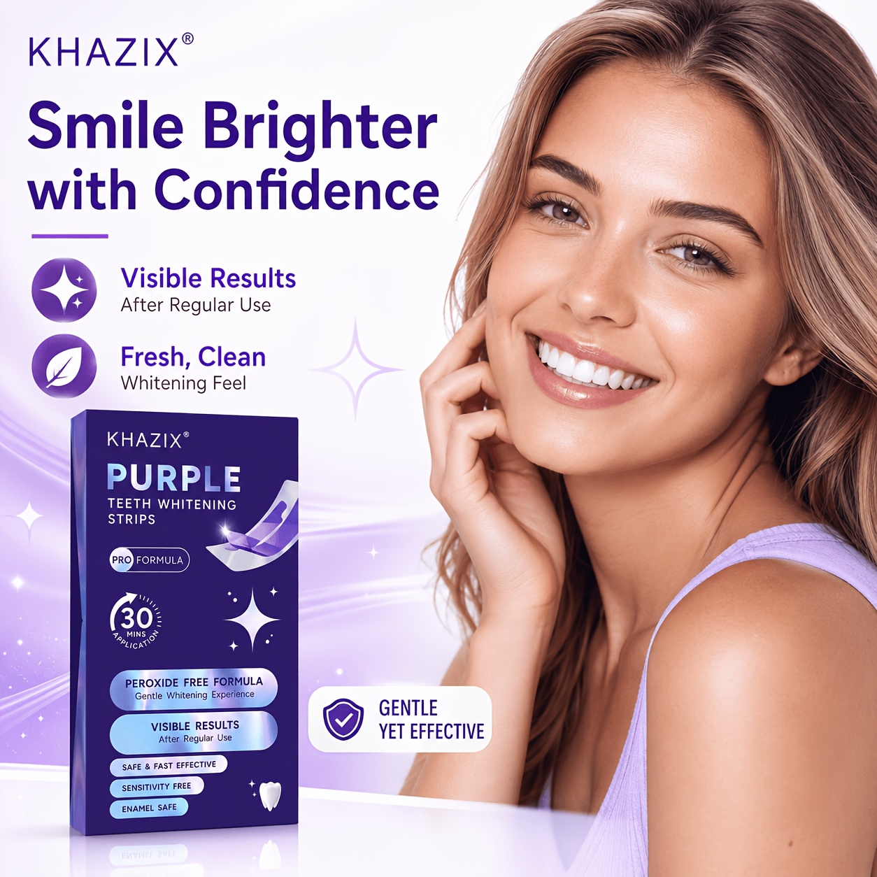 1/10pairs Purple Teeth Whiteni - Teeth Whitening Street review and price