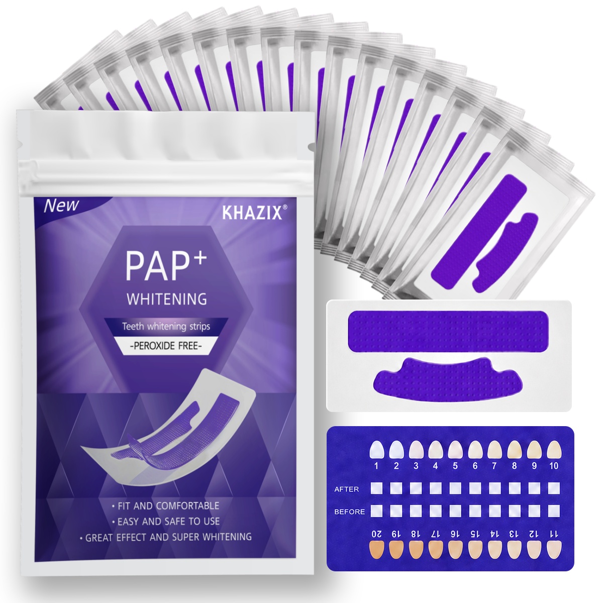 7 pairs Teeth Whitening Strips - Teeth Whitening Strips Crest review and price