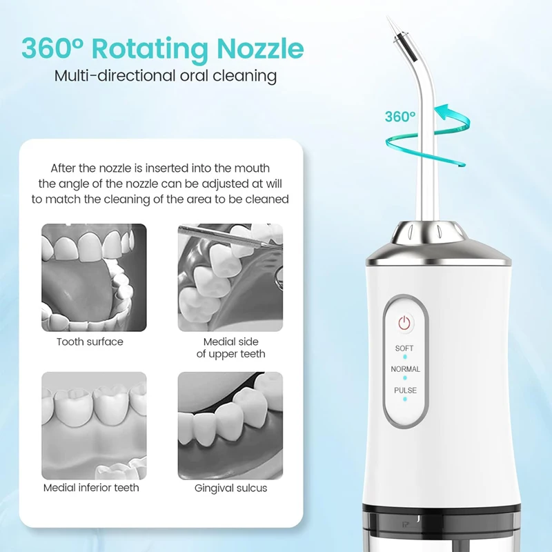 Portable Dental Water Flosser  - Water Flosser Cordless review and price