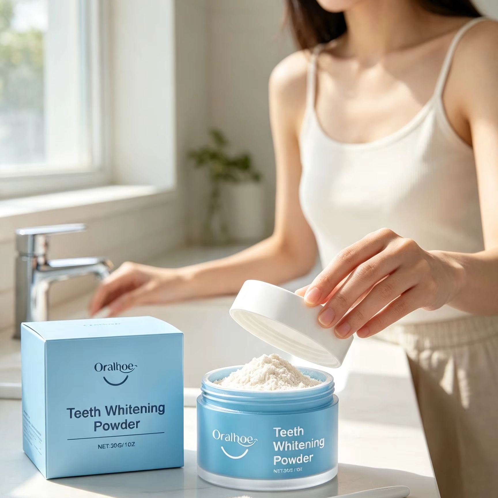 Oralhoe Tooth Powder for Brush - Teeth Whitening Singapore review and price