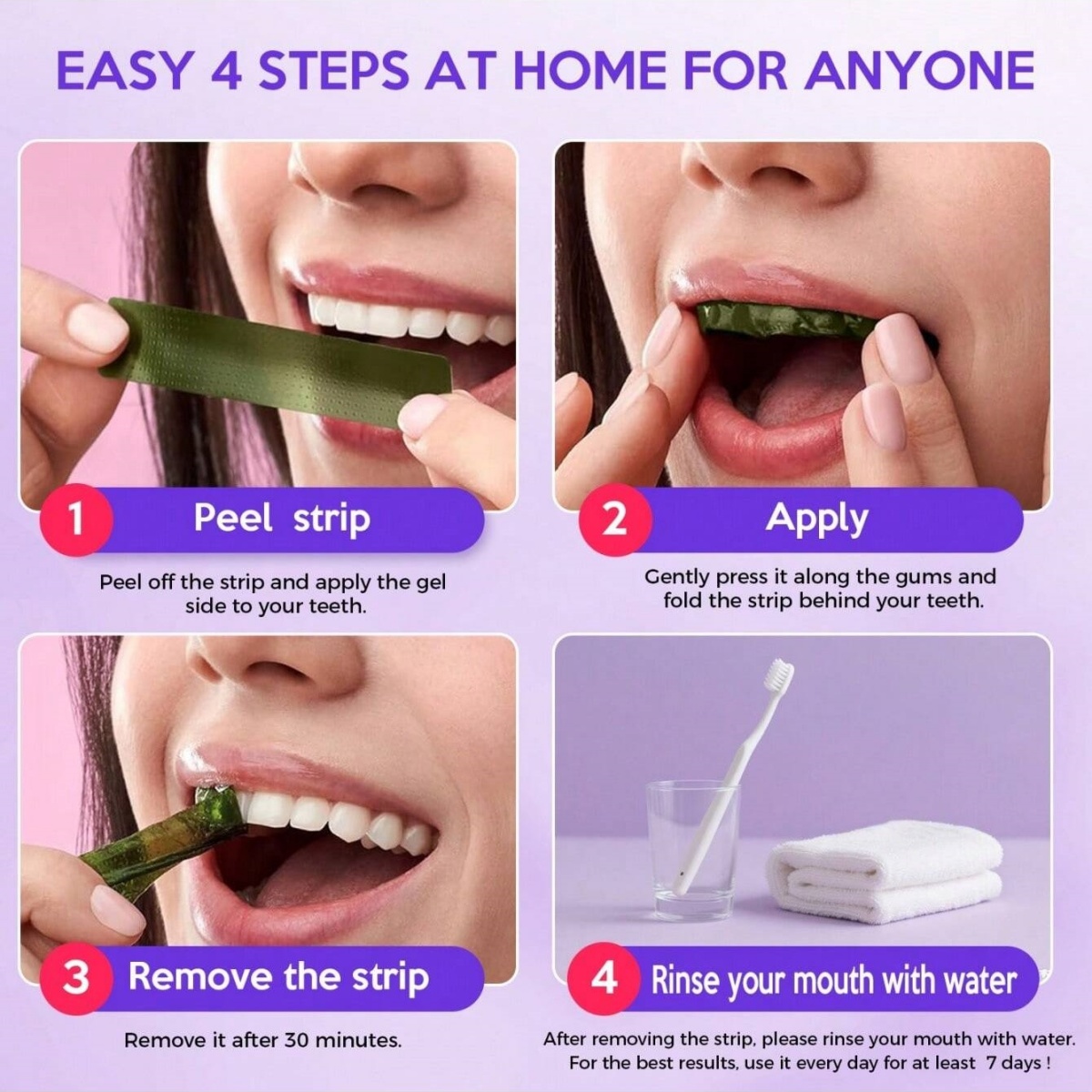 Deluxe Whitening Teeth Sticker - Teeth Whitening Street review and price