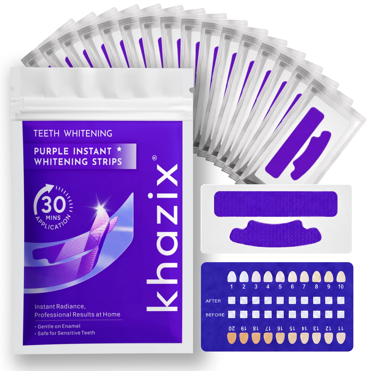 1/7 pairs Teeth Whitening Stri - Teeth Whitening Street review and price