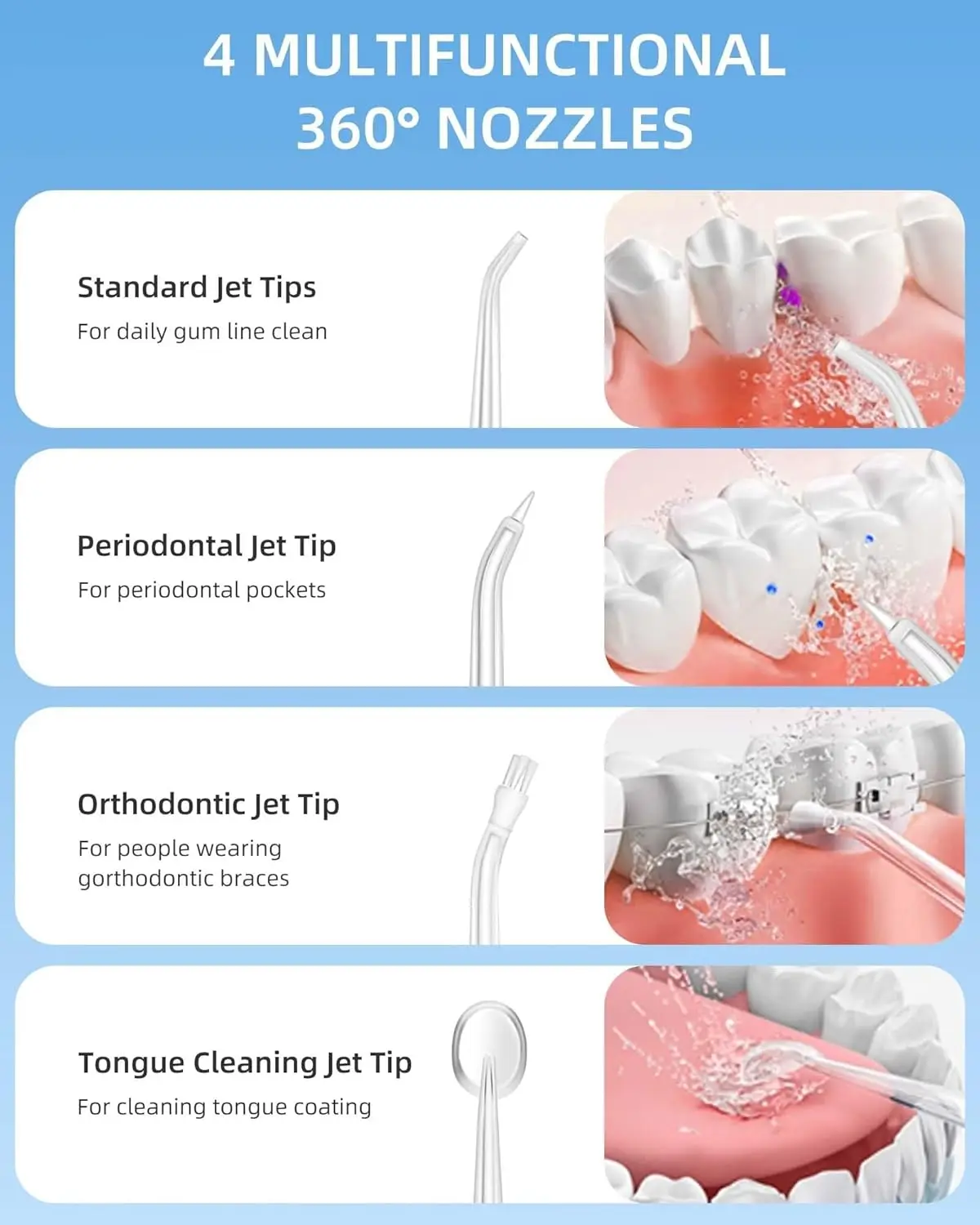 Oral Irrigator Portable Water  - Water Flosser Cordless review and price