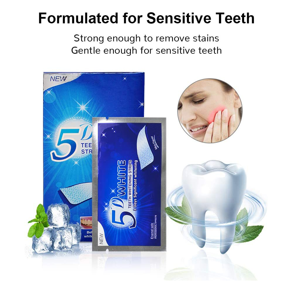 5D White Teeth Whitening Strip - Teeth Whitening Street review and price