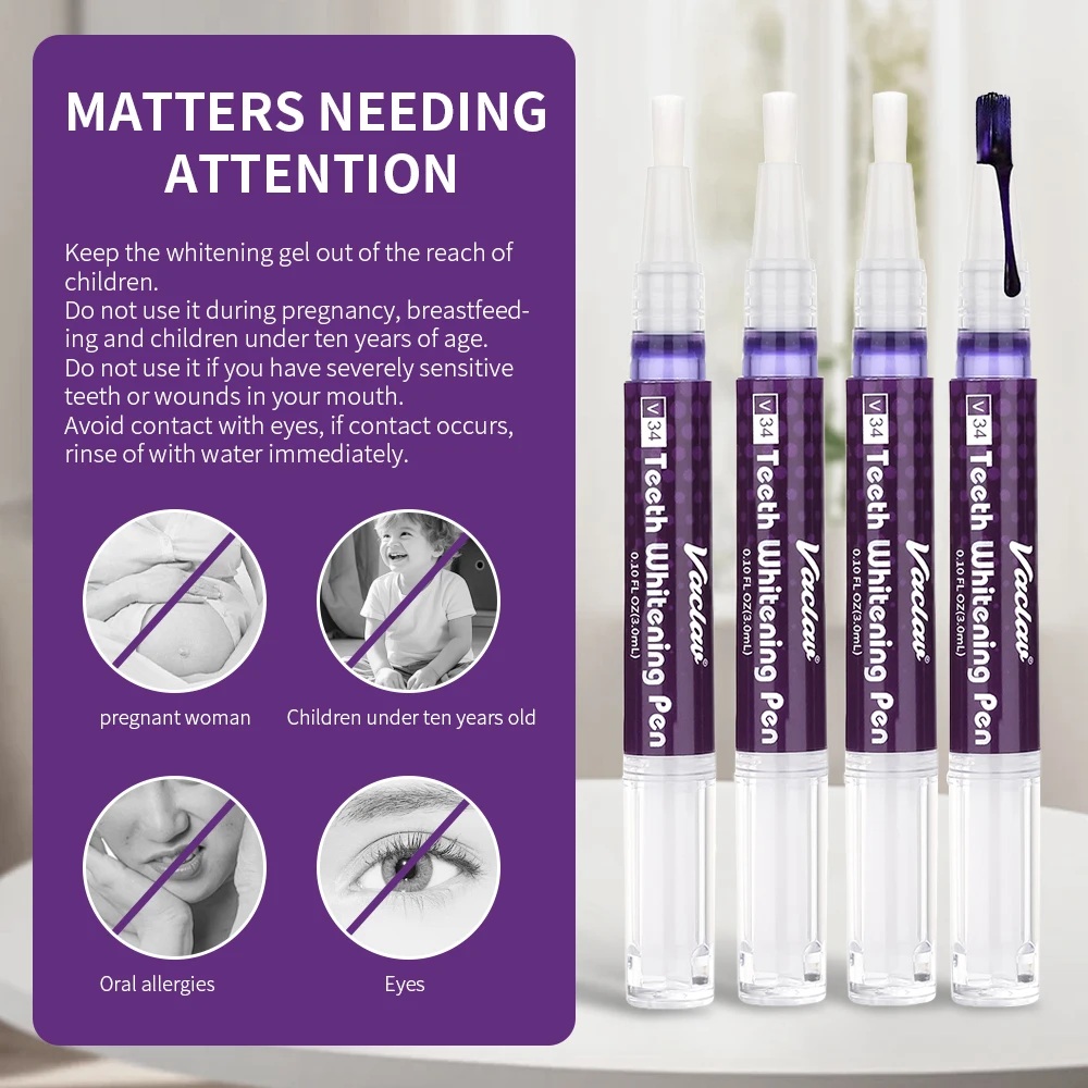 Vaclav V34 Purple teeth whiten - Teeth Whitening Singapore review and price