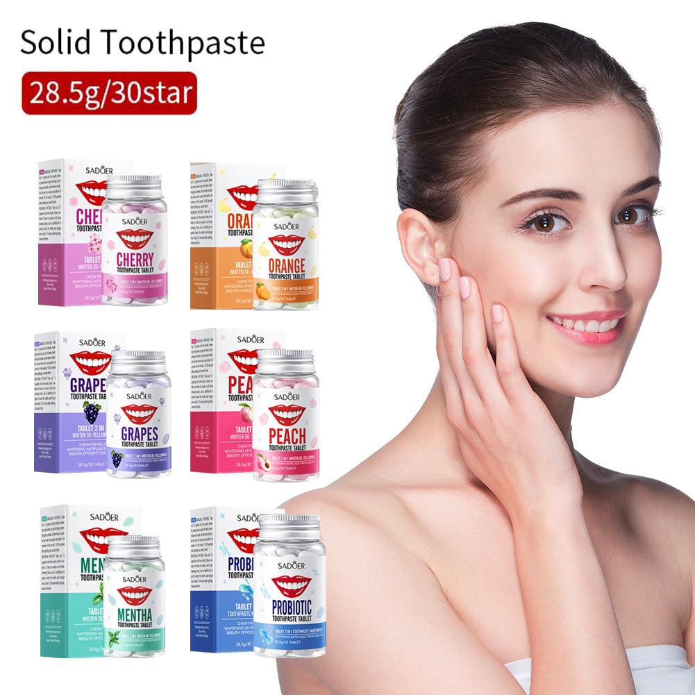 Mint Solid Toothpaste Tablets  - Teeth Whitening Street review and price